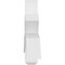 Ekena Millwork Alberta Architectural Grade PVC Gable Bracket, 84"W x 17 1/2"H x 4"D x 4"F, 5/12 Pitch GBP084X18X0404ALB00 - alternate 3